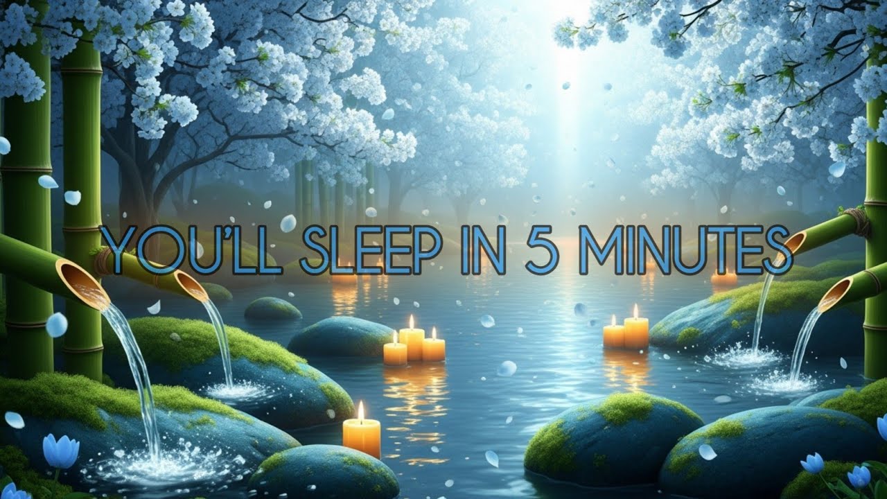Relaxing Music with Flowing Water Sounds | Calm, Peaceful & Deep Sleep