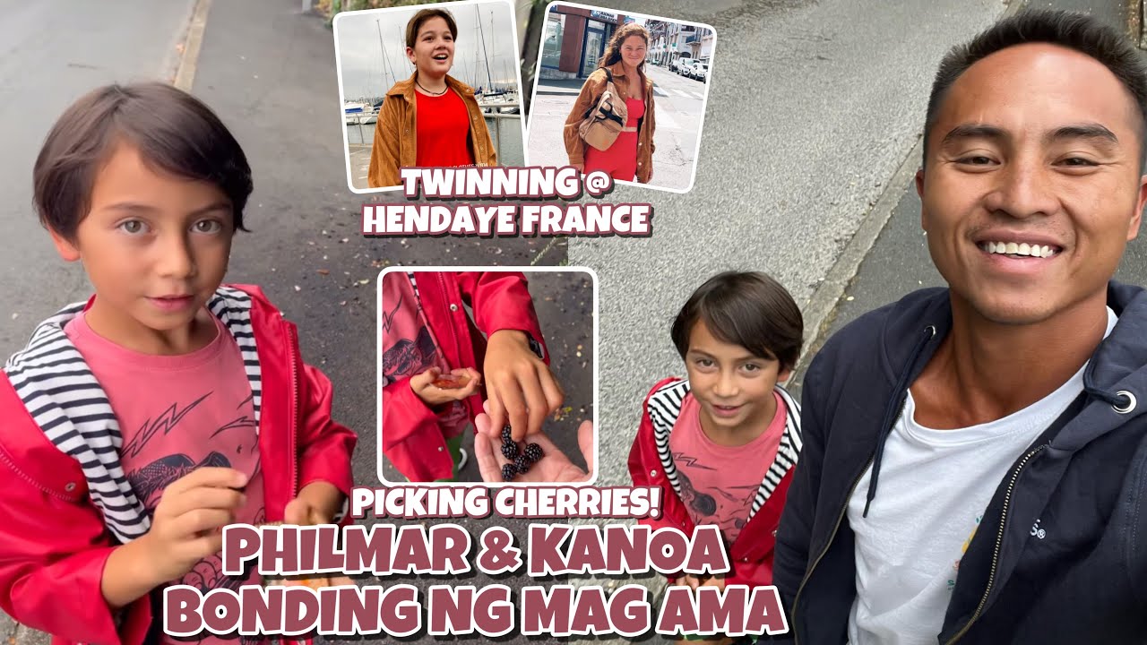 PHILMAR INIHATID ANG ANAK NA SI KANOA SA KANYANG EX WIFE ❤️ TWINNING IN RED WITH ANDI & ELLIE