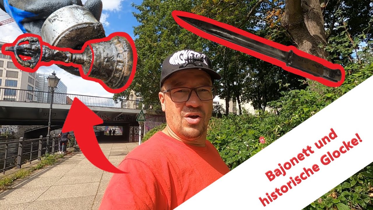 BAJONETT und HISTORISCHE Glocke! UNGLAUBLICHE Funde der Vergangenheit | MaScottchen&Co Magnetfischen