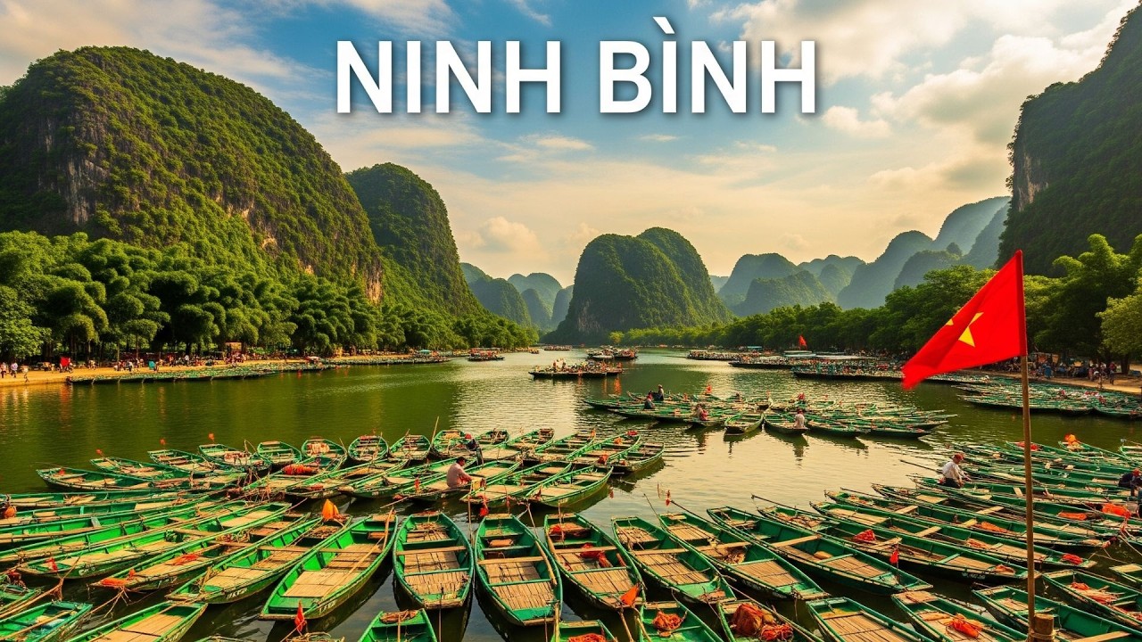 Tam Coc, Vietnam 4K Walking Tour - Exploring the Real 'Ha Long Bay on Land'