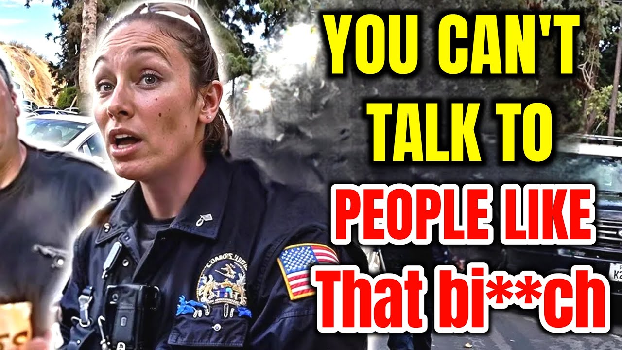 Female Cop Shows Up for ID Check — Gets Owned After a Firm NO | 1st Amendment Audit | ID Refusal