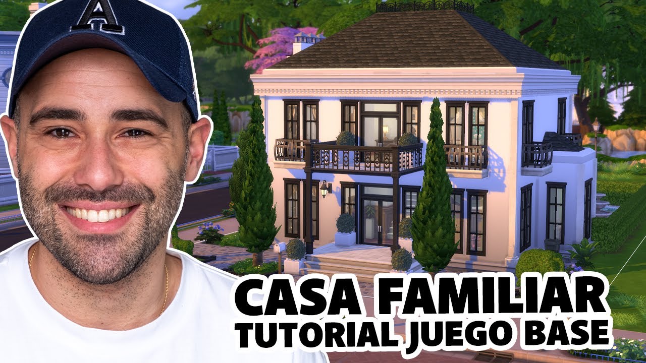 Cómo construir una casa SOLO con el JUEGO BASE en los Sims 4 | Tutorial y 17 consejos y trucos