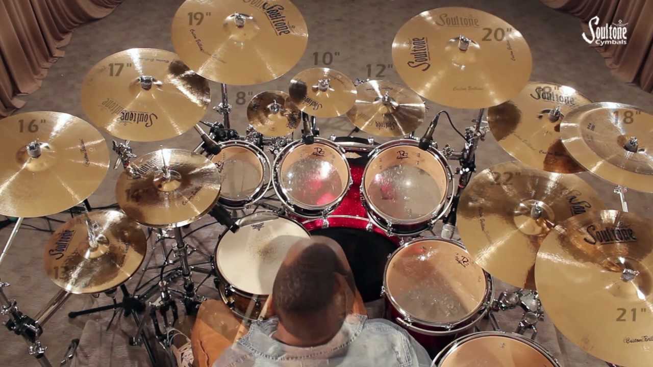 Soultone Cymbals - Custom Brilliant Series Demo Video 2013