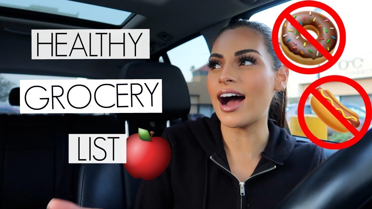 HEALTHY GROCERY LIST♡ WHAT I EAT (& DON'T) + GIVEAWAY!