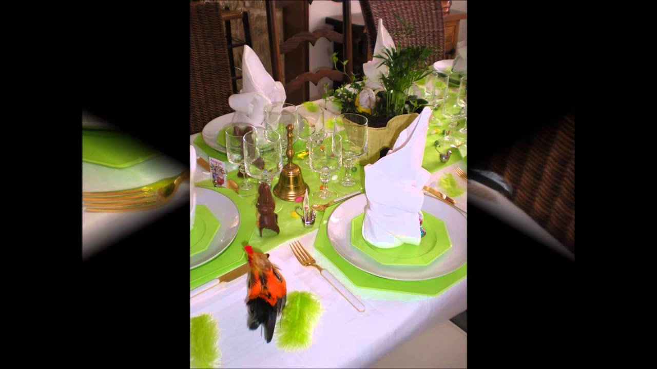 Mes d&eacute;co de table pour les f&ecirc;tes de P&acirc;ques