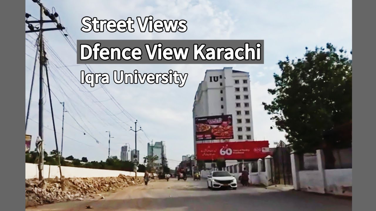 Defence View Society Karachi Tour/ Tour Around Defence View  Near Iqra University/ Street Views