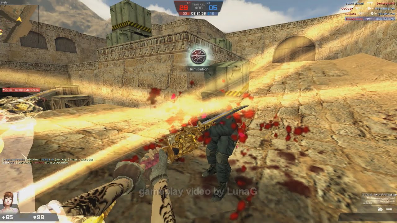 Counter-Strike Online noob gameplay 013 (bot team deathmatch mode)