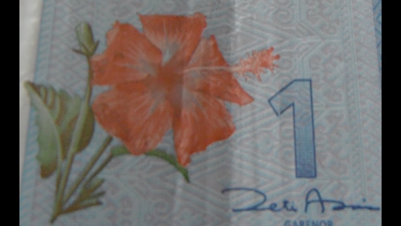 Malaysia 1 Ringgit Polymer Banknote