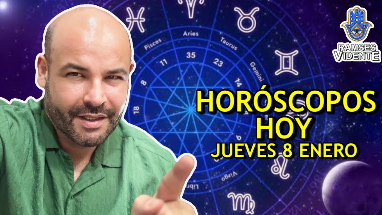HORÓSCOPO HOY JUEVES 8 ENERO 2026 