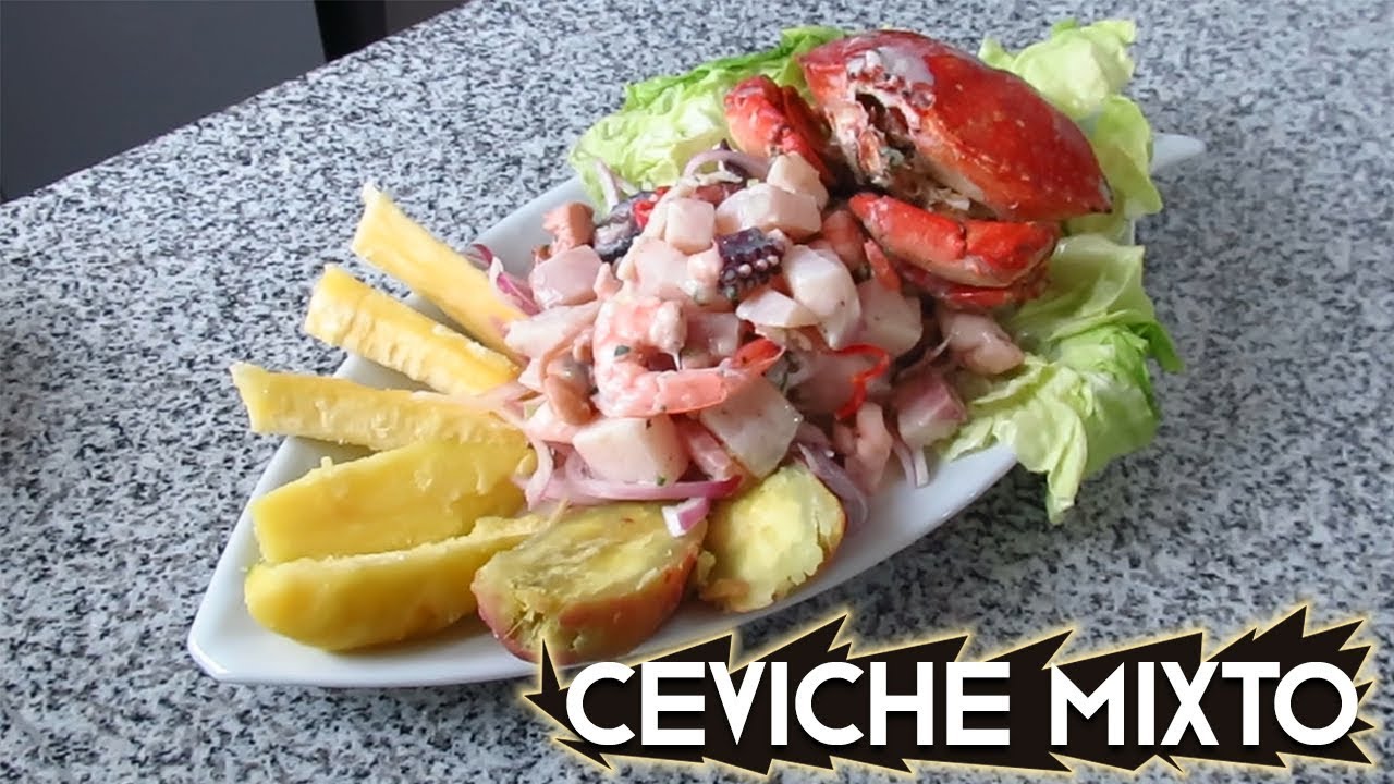 🦀 Cómo preparar Ceviche Mixto - Preparación paso a paso | Comida Peruana