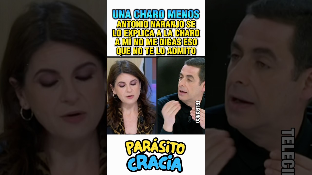 ANTONIO NARANJO SE LO EXPLICA A LA CHARO: A M&Iacute; NO ME DIGAS ESO QUE NO TE LO ADMITO