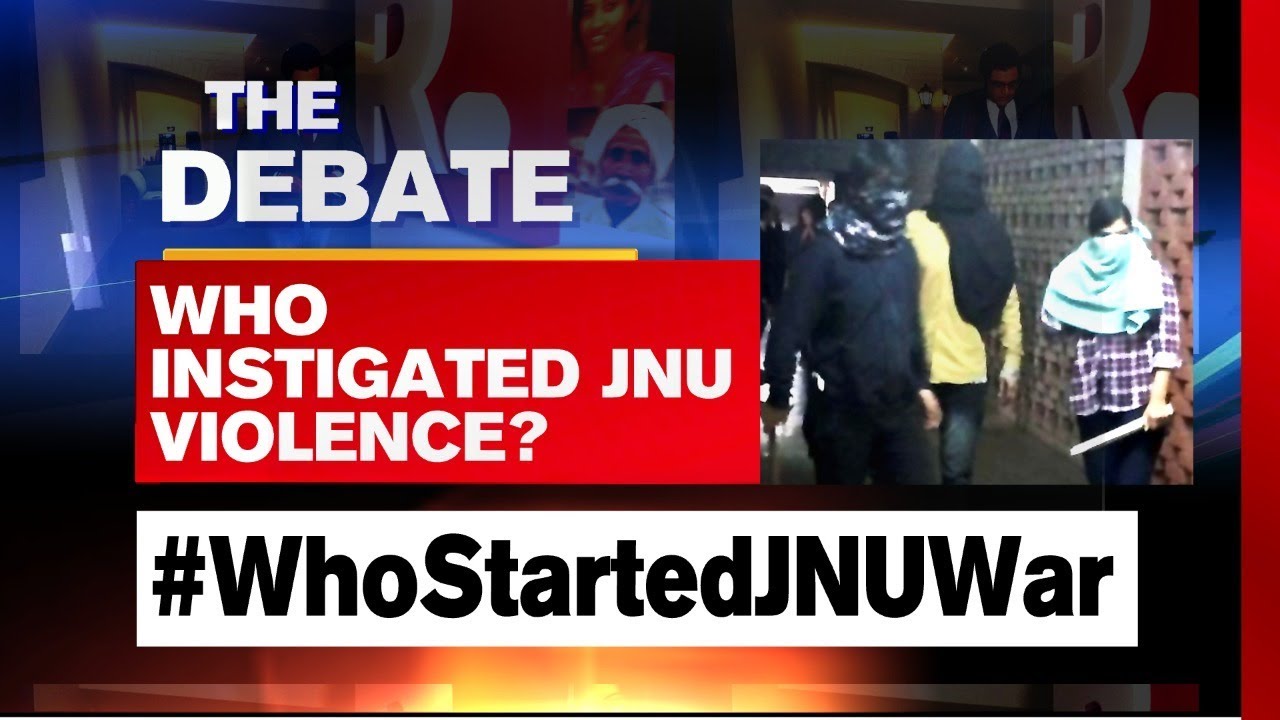Arnab Goswami Debates: Who Instigated JNU Violence?