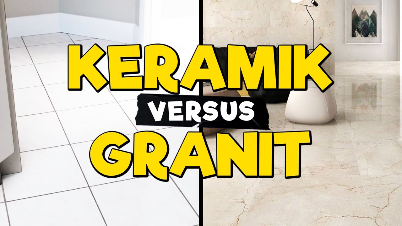Keramik VS Granit‼️ Beda dan Cara Lihat Kualitasnya