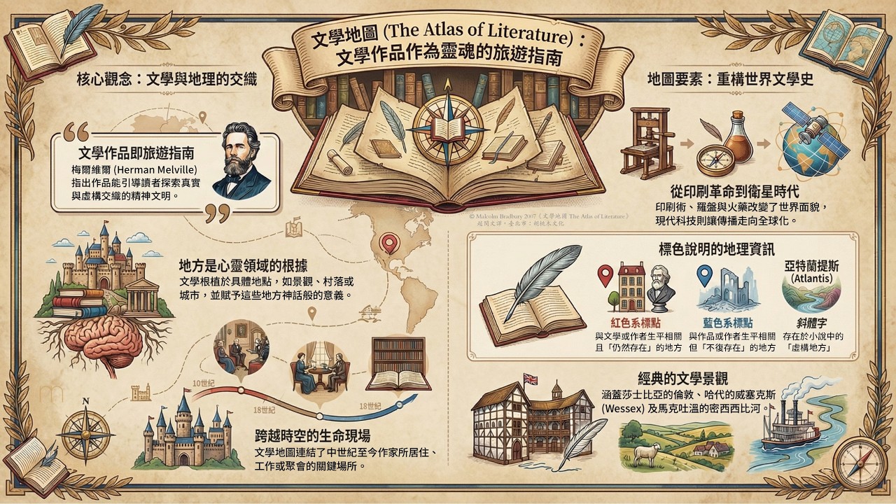 《文化創意產業》文學地圖：文學作品作為靈魂的旅遊指南