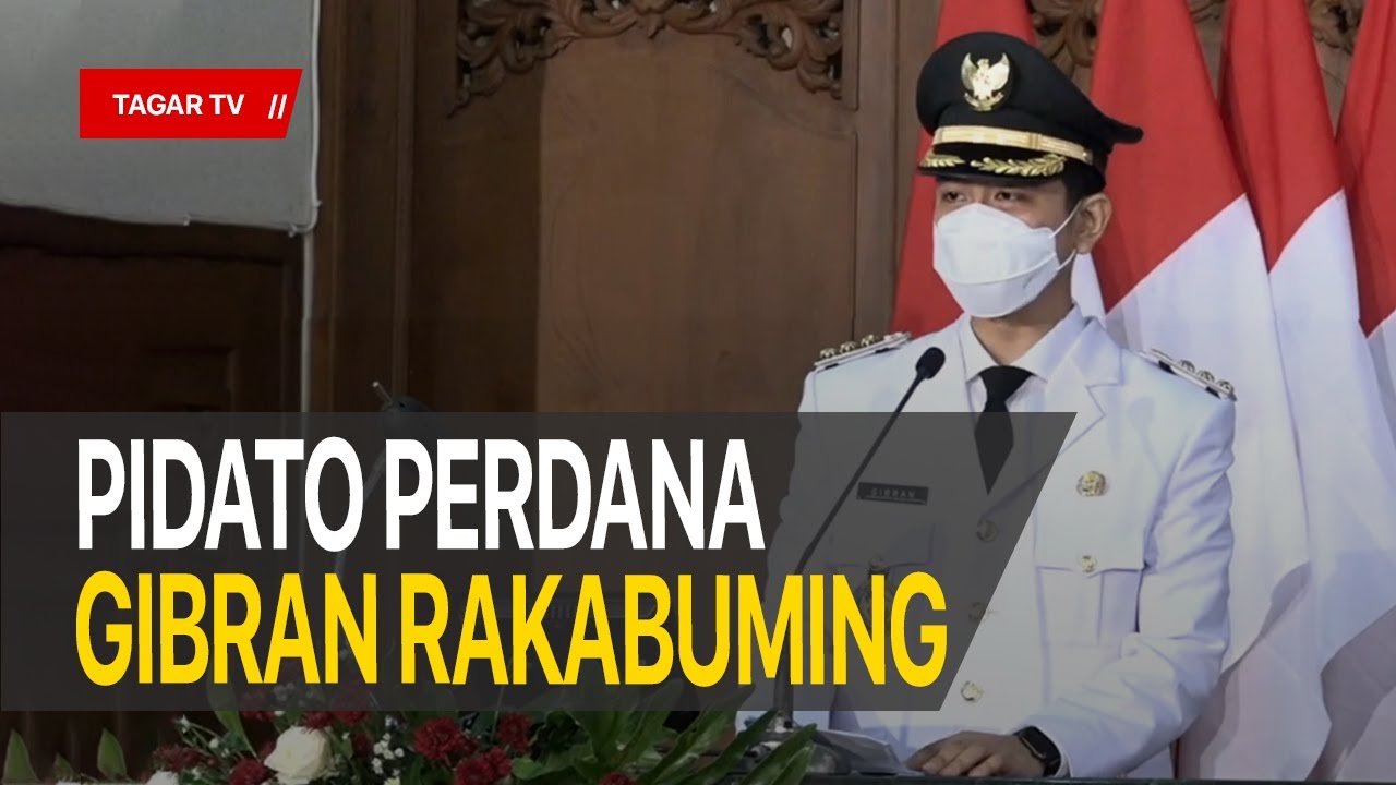Lengkap, Pidato Perdana Gibran Rakabuming sebagai Wali Kota Solo | Tagar