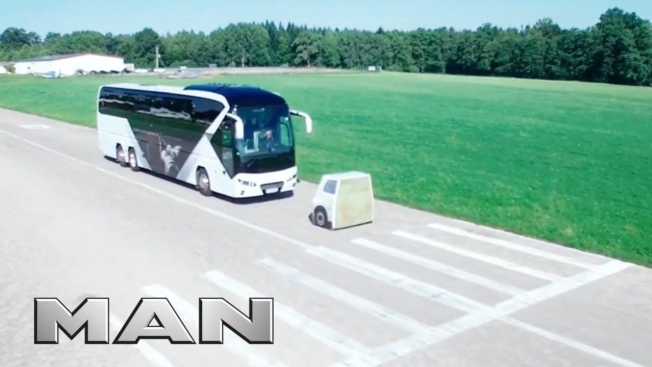 MAN Driving Professionals: Emergency Brake Assist EBA | MAN Truck & Bus