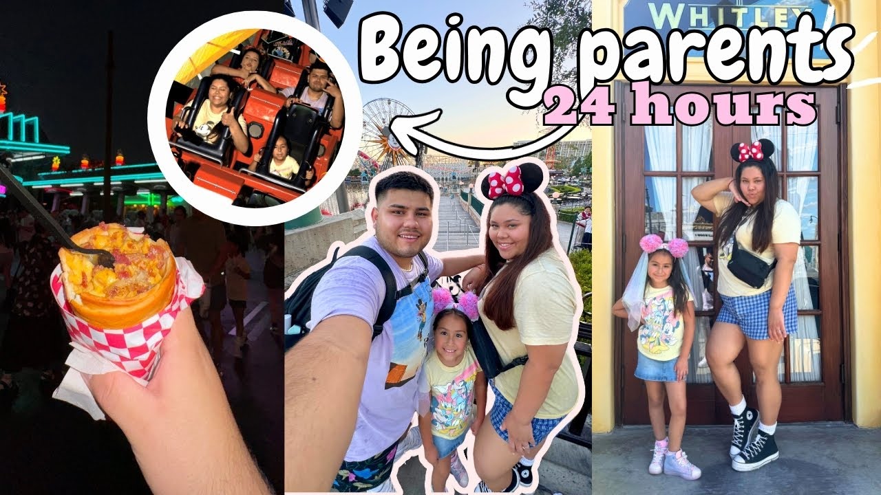 Being PARENTS to my *Little Sister* for 24 Hours at Disneyland 🐭🎡🩷| She got on All the Rides!
