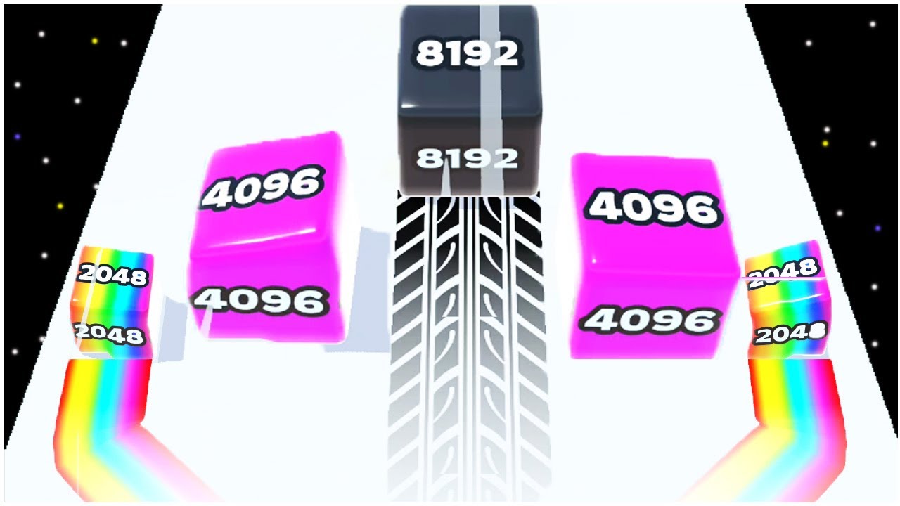 Jelly Run 2048 - Gameplay Walkthrough - (2 to 8192)
