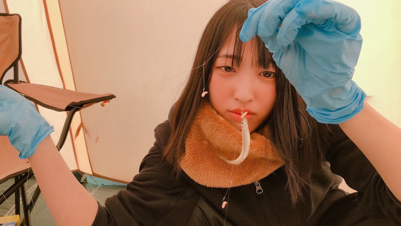 網走湖でワカサギ釣って天ぷらにして食べる
