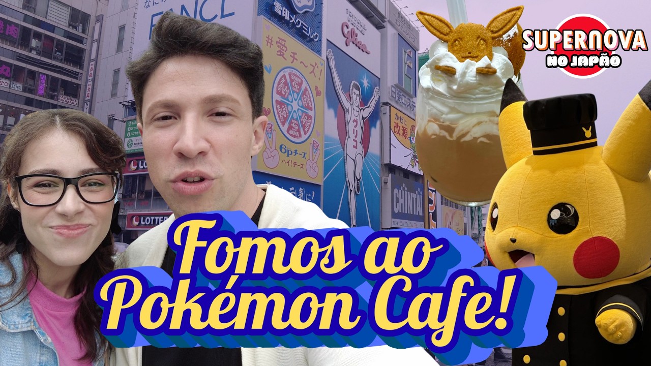 COMEMOS NO POKÉMON CAFE DE OSAKA + SUSHI DE ESTEIRA!