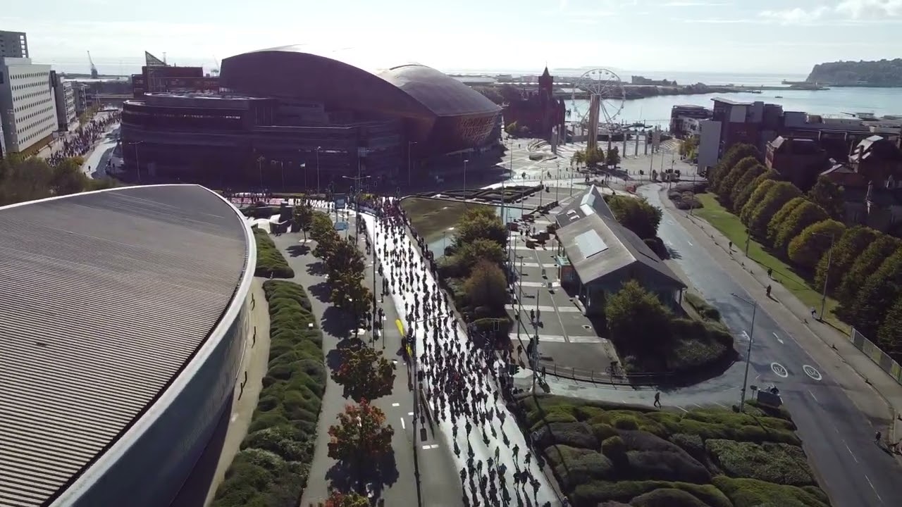 Cardiff Half Marathon 2022 Drone Footage | Cardiff Bay