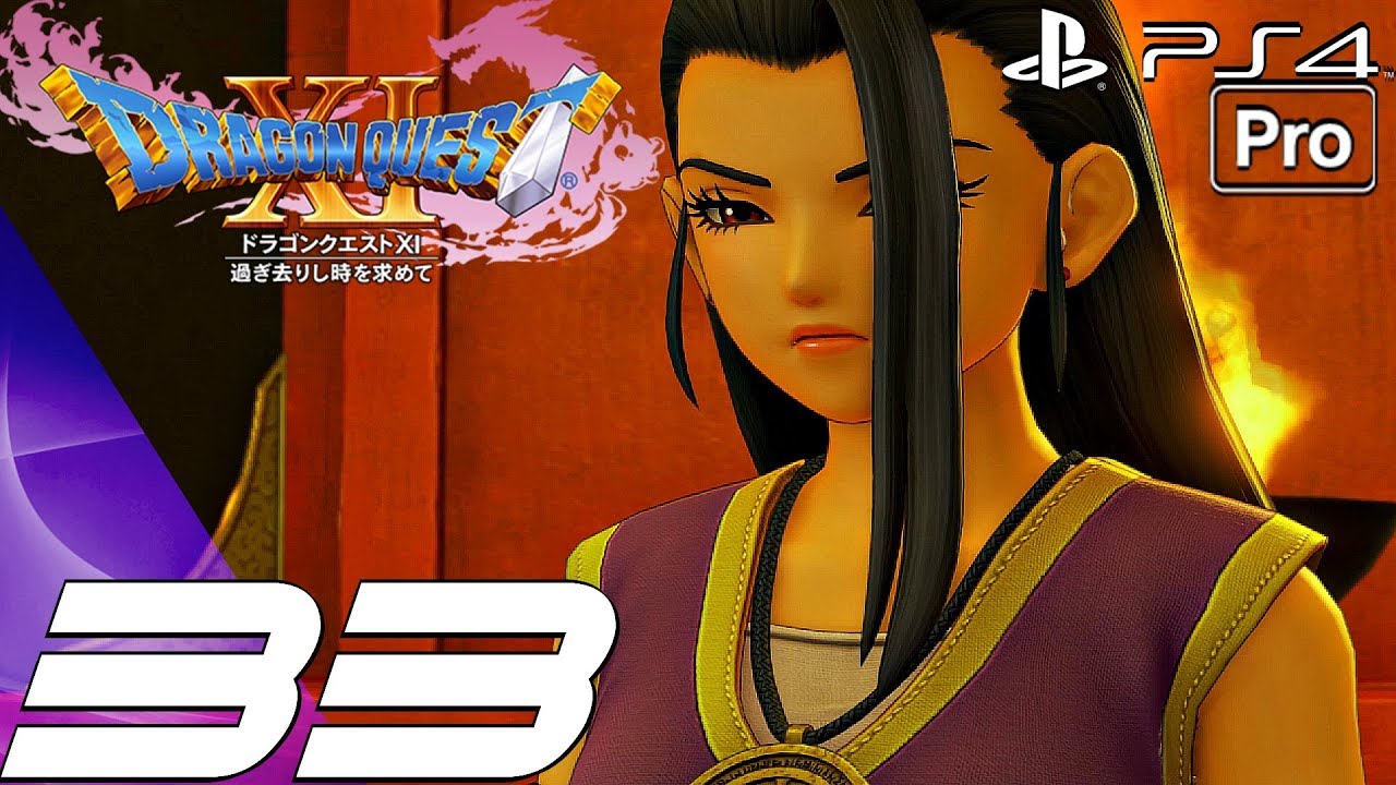 DRAGON QUEST XI - Gameplay Walkthrough Part 33 - Volcano Dungeon (PS4 PRO)