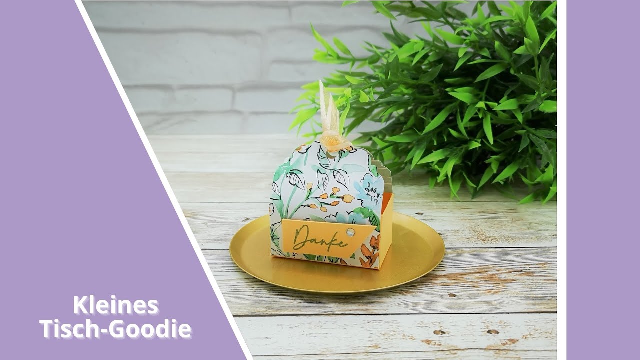 Tischgoodie / Stampin' Up! / Handgemalte Blüten