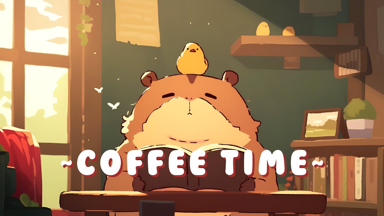 Capybara Study Beats | Cozy Beats for Relaxation 🦫 🍵 ✨ | Non Stop Music