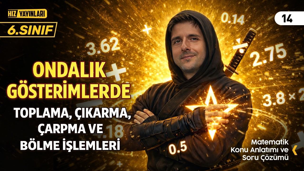 6. Sınıf Matematik | Ondalık Gösterimlerde Toplama, Çıkarma, Çarpma ve Bölme İşlemleri