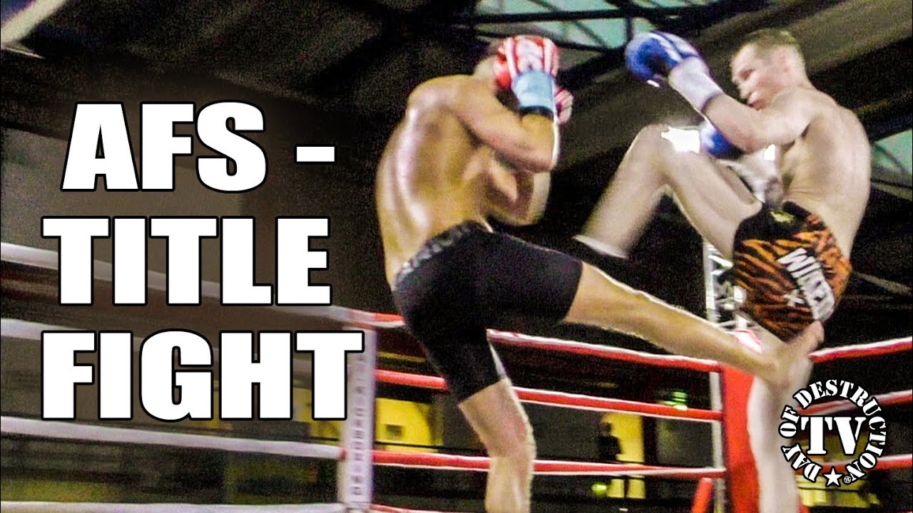 AFS Title Fight I Kerim Hüdür vs Jan Grossmann I K-1 Rules Kickboxing