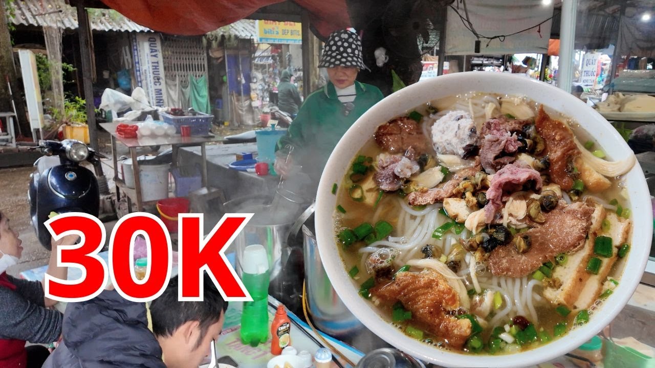 Bún Thập Cẩm Chợ Vàng 30k NO CĂNG BỤNG! | Điểm danh quán ăn GIÁ RẺ Gia Lâm
