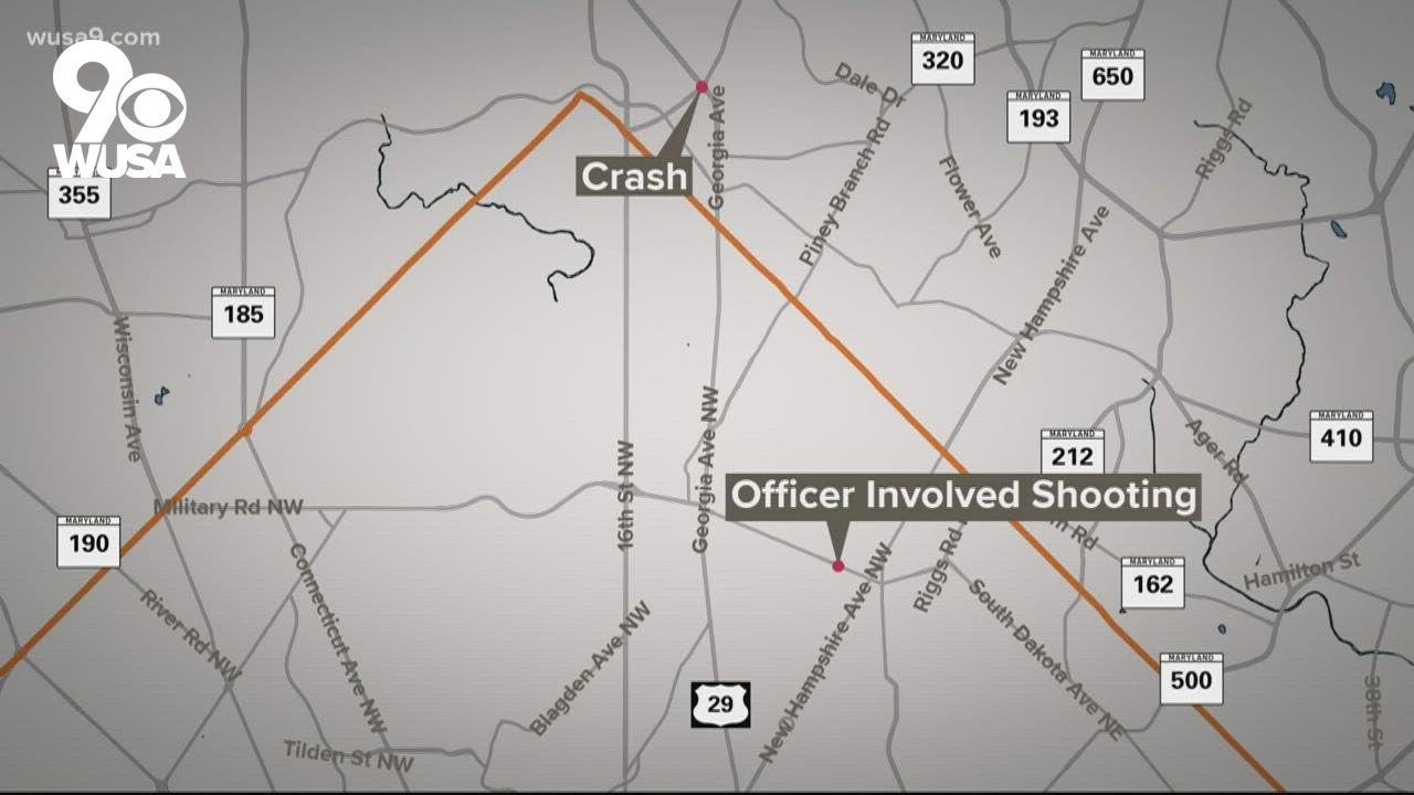 US Park Police officer involved in shooting during police chase in Silver Spring
