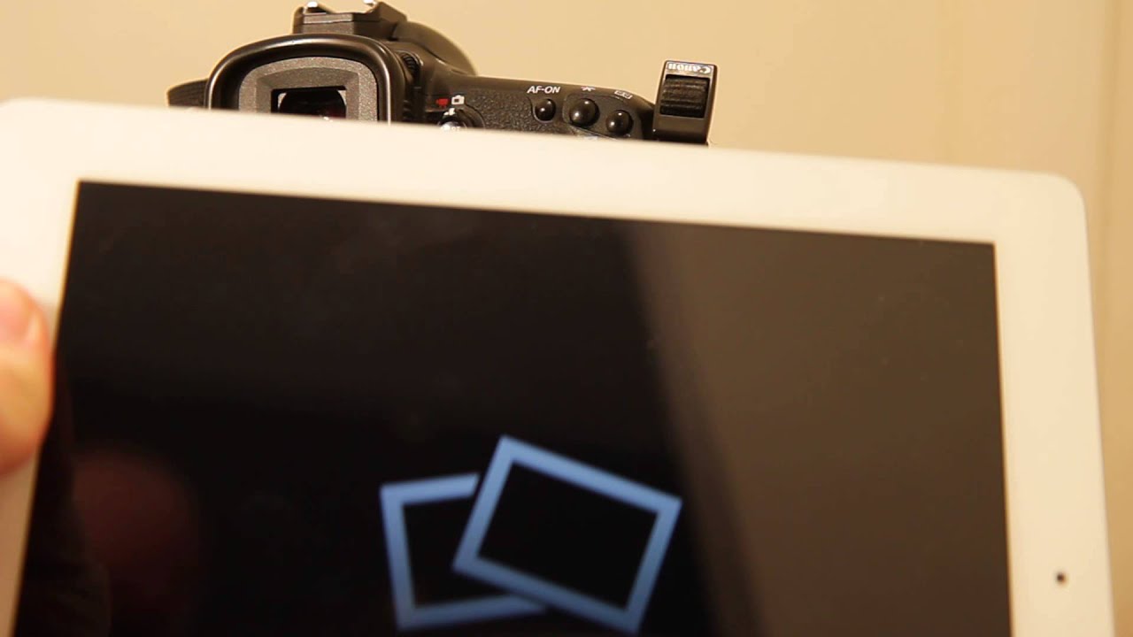 Canon 7D wifi to Ipad