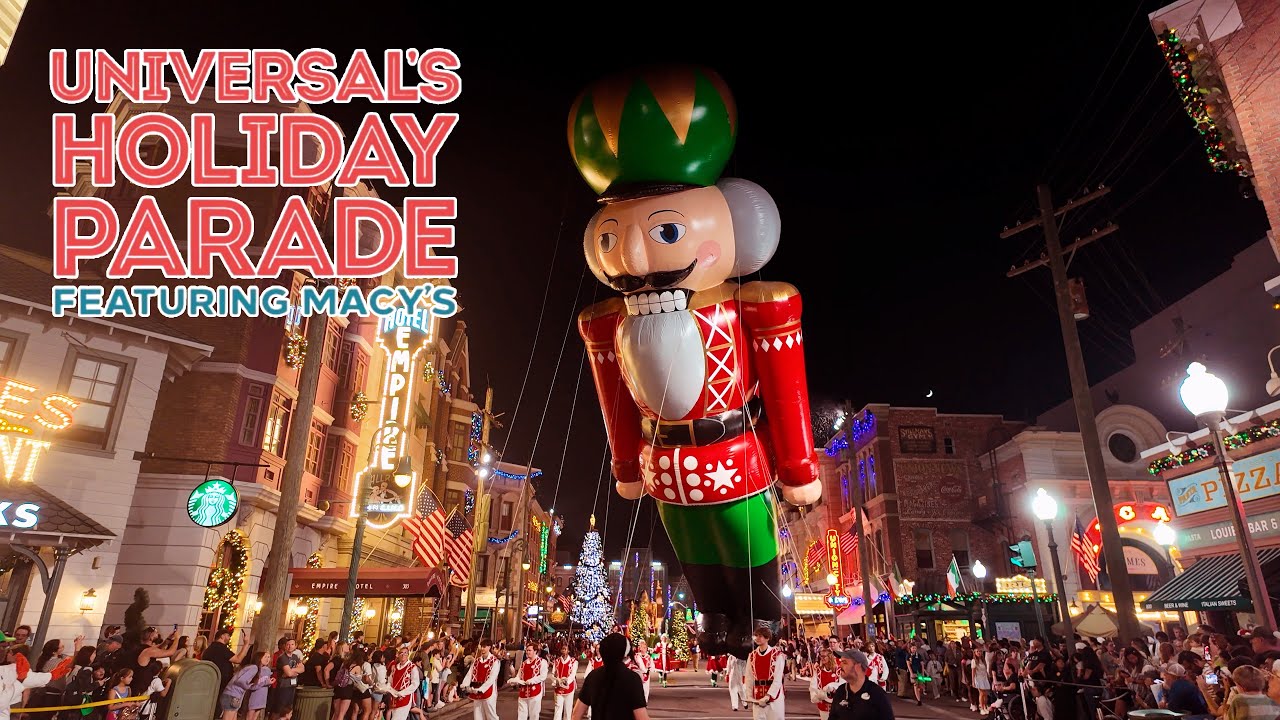 Universal's Holiday Parade Featuring Macy’s 2025 | FULL 4K Parade POV (Opening Weekend)
