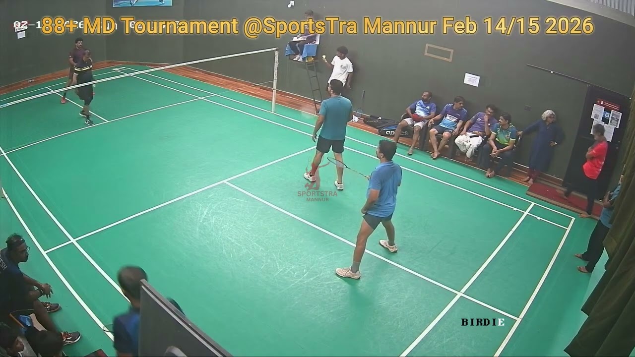Prasad Mnkd Niyas  Vs Abhilash Praveen Babu OTP - 88+ MD Tournament @SportsTra Mannur Feb 14/15 2026