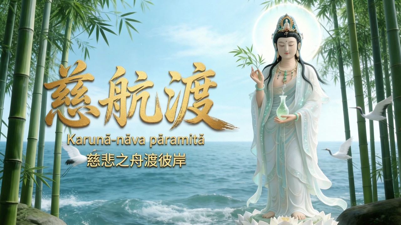 慈航渡｜432Hz 南海观音梵唱｜海浪颂钵空灵治愈｜深度冥想助眠音乐