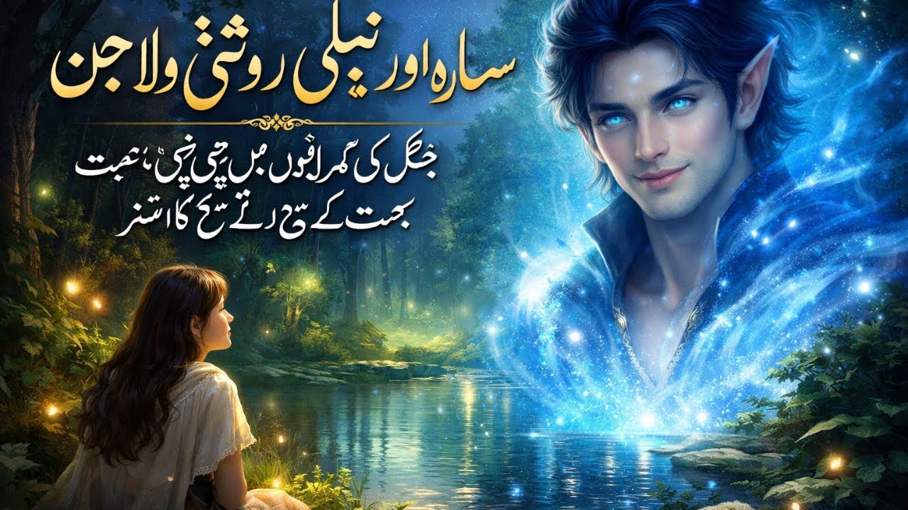 سارہ اور نیلی روشنی والا جن: جنگل کی گہرائیوں میں چھپی محبت، ہمت اور زندگی کے سچ کا سفر