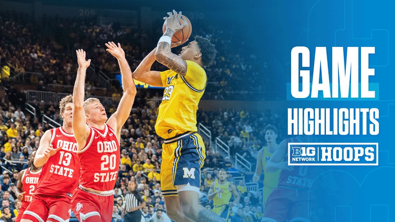Ohio State vs. Michigan | HIGHLIGHTS | Big Ten Men's Basketball | 01/23/26
