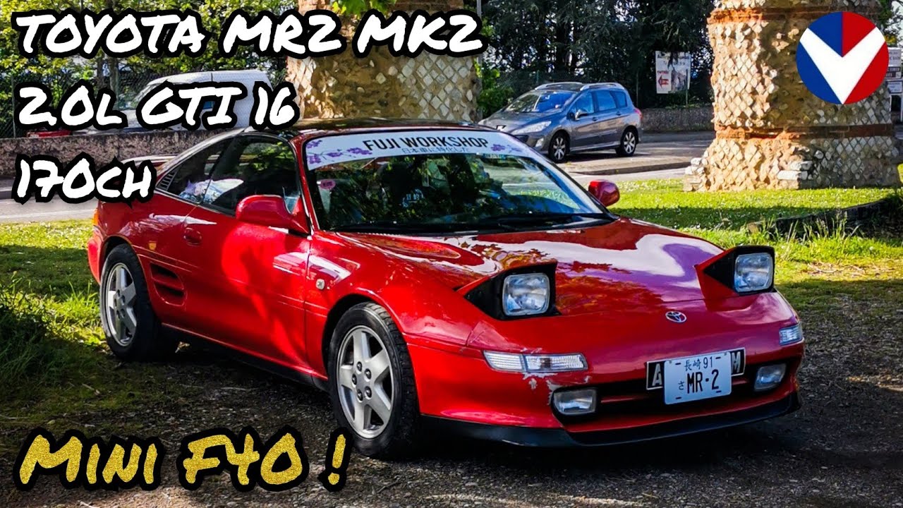 Essai Toyota MR2 Mk2 1991, 2.0l GTi 16, 170ch/191nm Twin Cam 3S-GE. Mini Ferrari F40 !