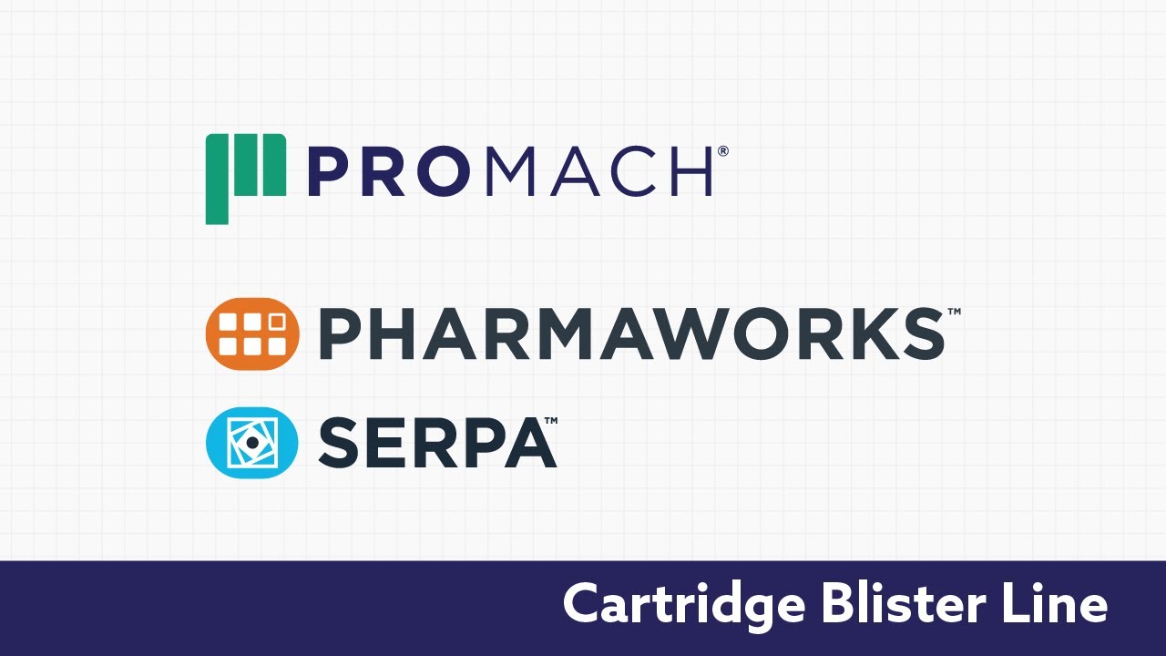 Cartridge Blister Line - Pharmaworks TF1e and Serpa P100