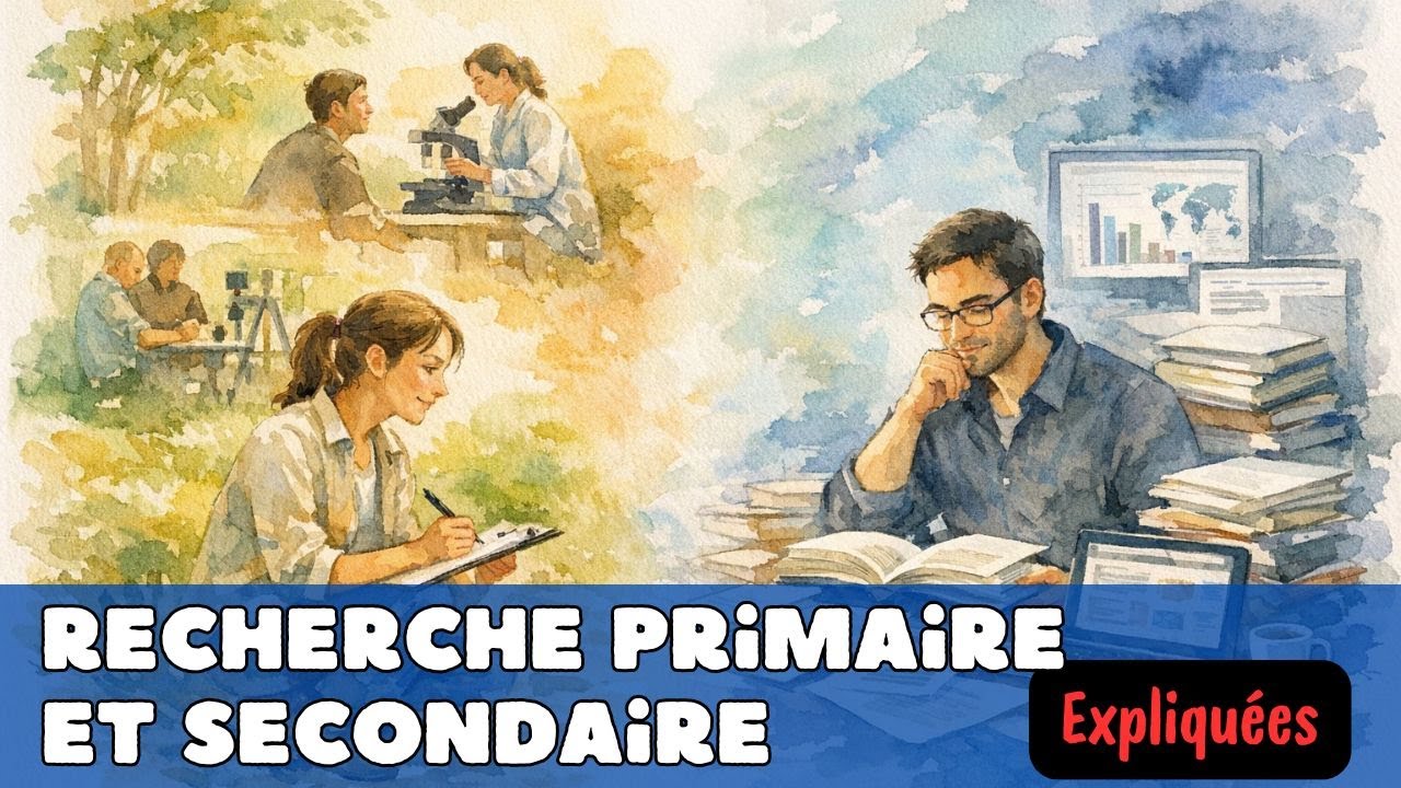 Recherche primaire et secondaire : définition, exemples... (en 4 minutes)
