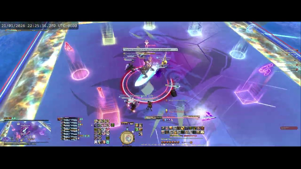 FFXIV 7.4 Raid Night Week 3.2 M10S Phase 3 Prog 55% Wipe 01-21-2026