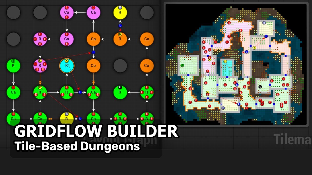 GridFlow Builder: Tile-Based Procedural Dungeons - Dungeon Architect (UE5 Tutorial)