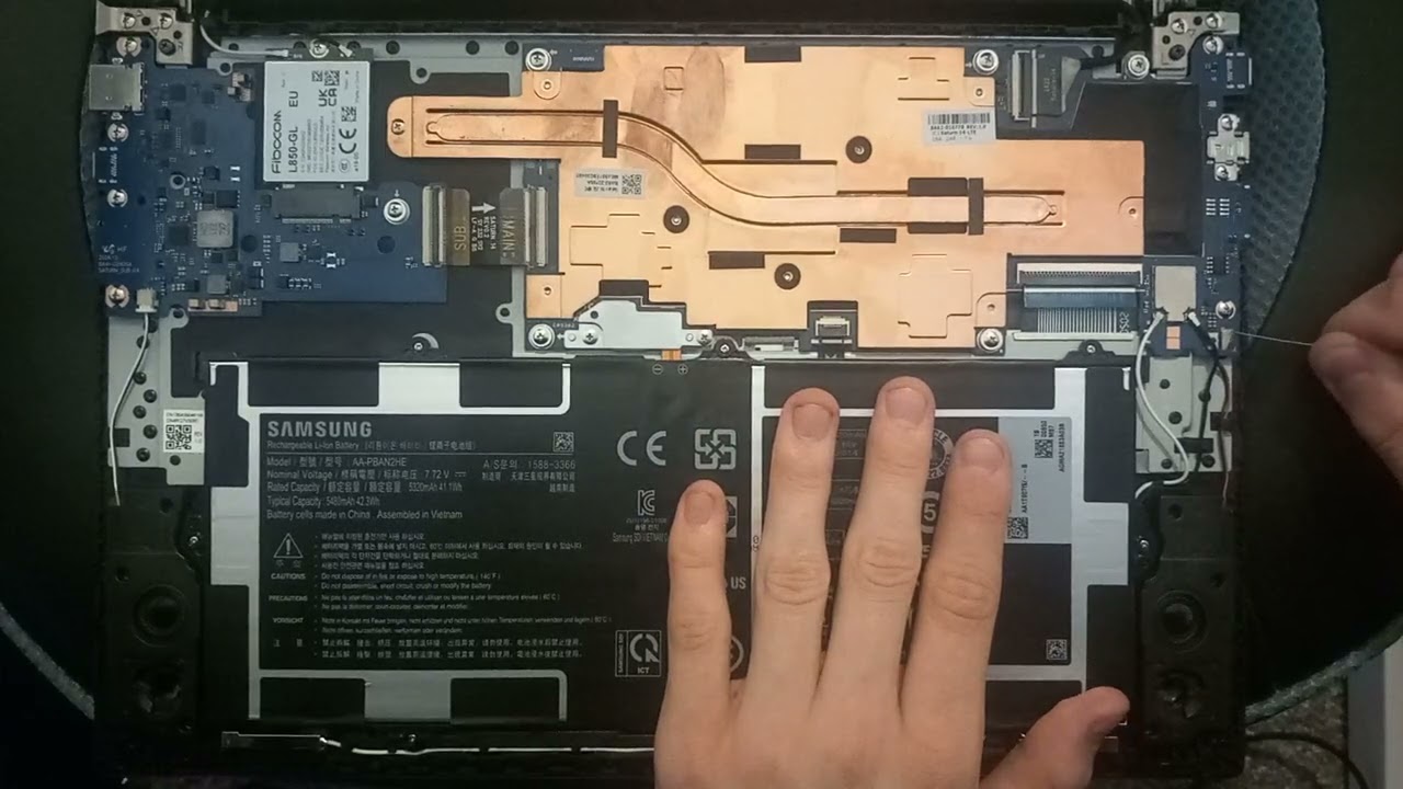 Samsung Chromebook Go WP jumper bridging.