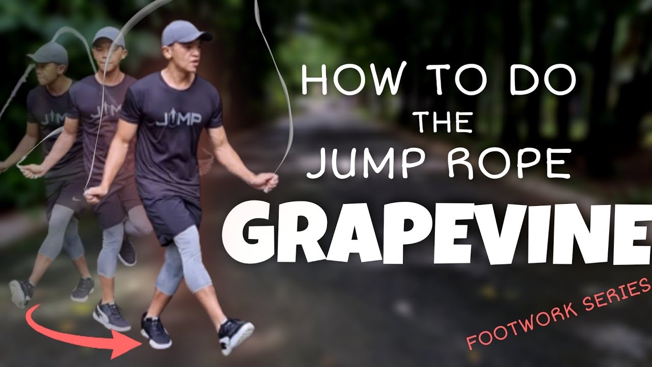 Урок по прыжкам на скакалке в стиле GRAPEVINE | Серия Footwork