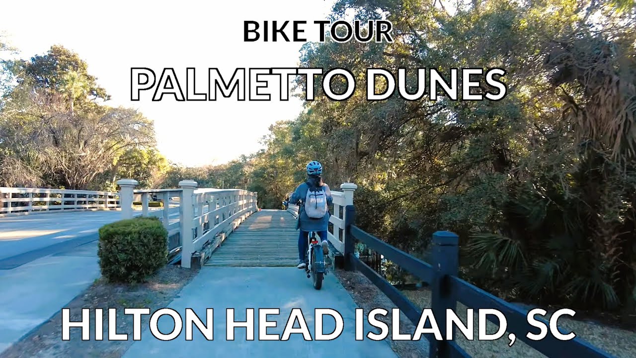 🚴‍♂️ 4K Bike Ride through Palmetto Dunes, Hilton Head Island 🌴 | Beautiful Trails & Ocean Views 🌊