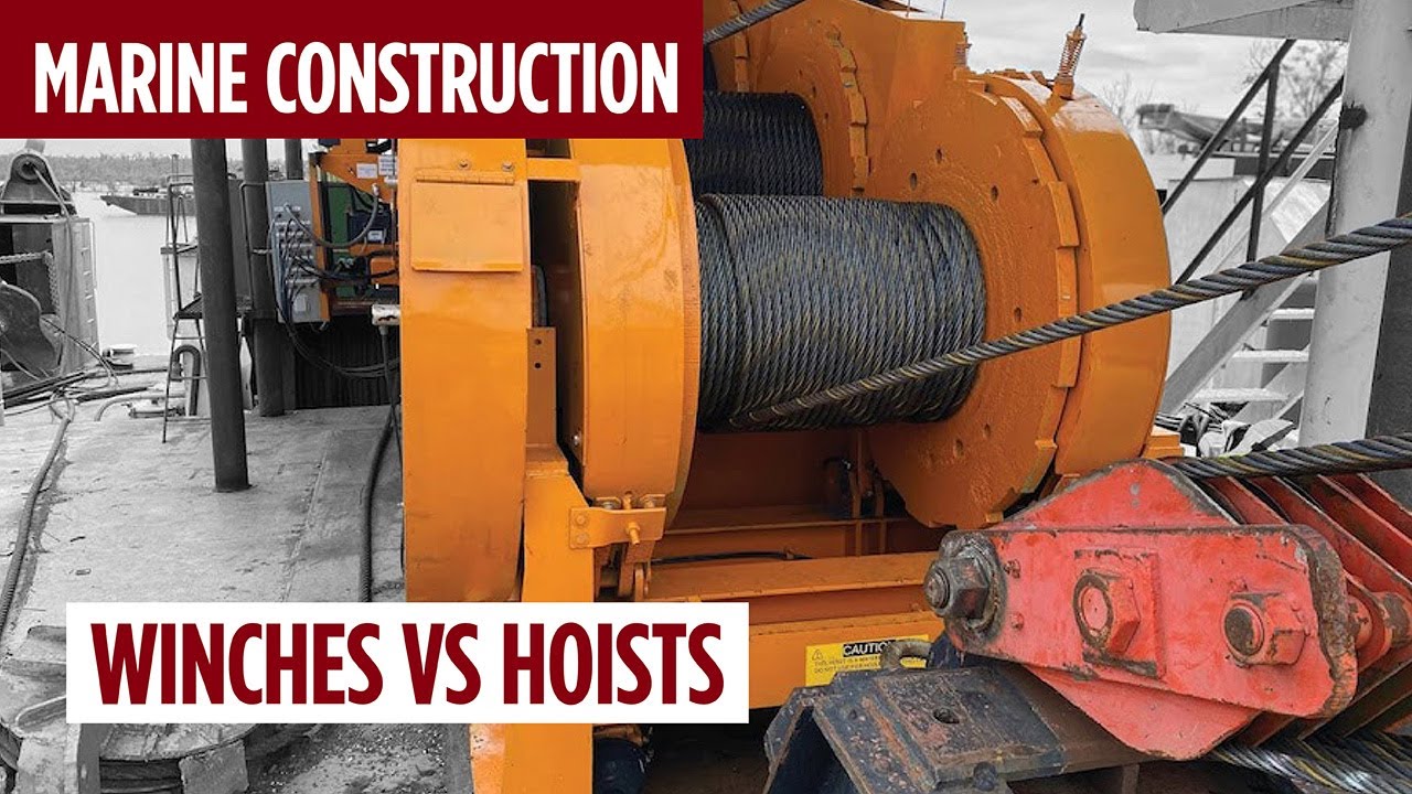 Winches vs Hoists in Construction | Marine Construction Series #5
