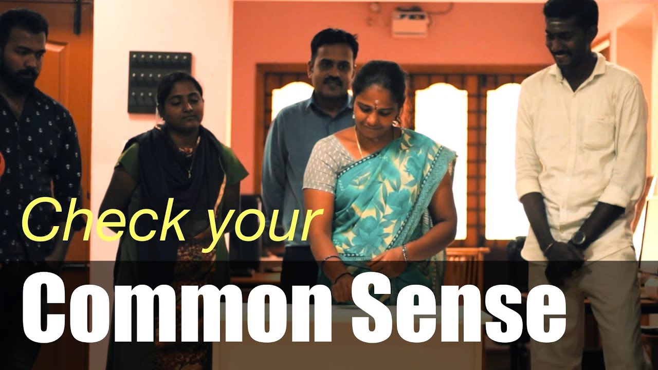 Sense - Check your common sense | Team building activity Challenge for employees