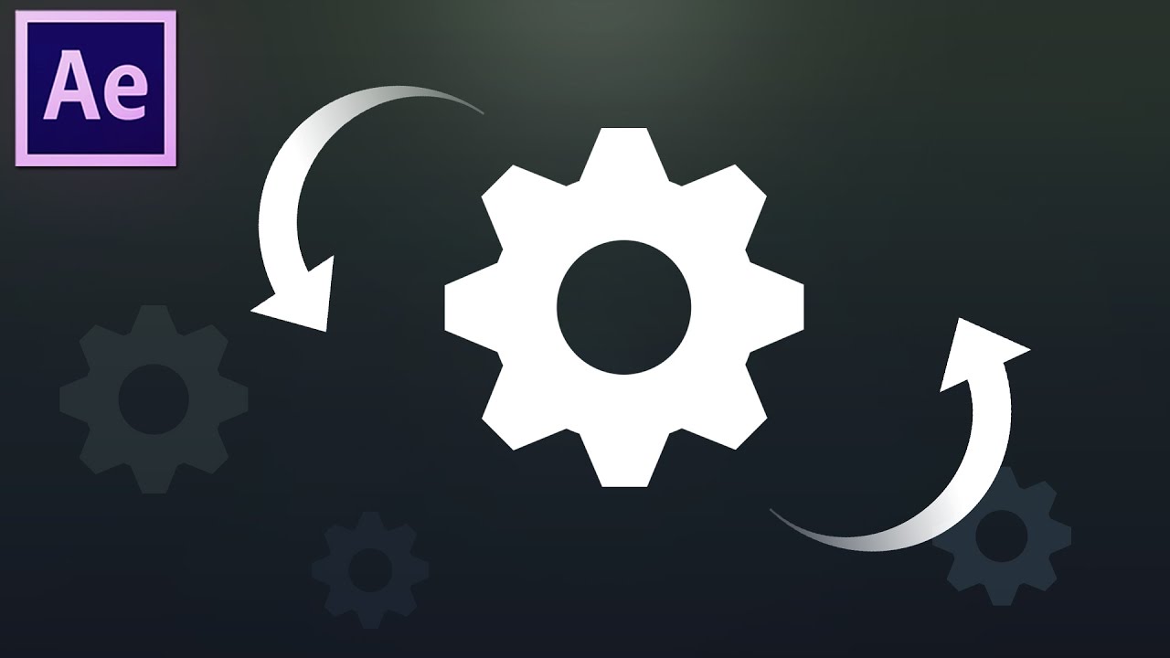 Create a cog icon and Loop it with LoopOut Expressions | After Effects Tutorial ✔