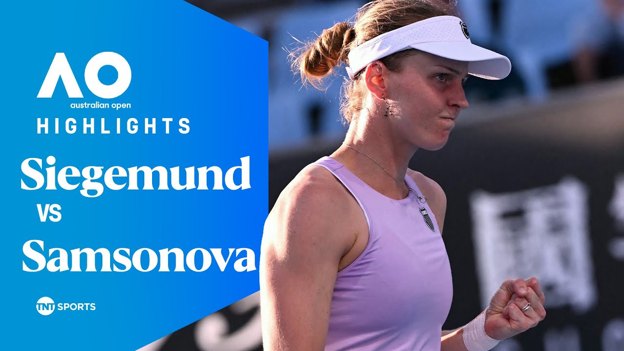 Laura Siegmund vs Liudmila Samsonova | Round One | Australian Open 2026 Highlights 🇦🇺